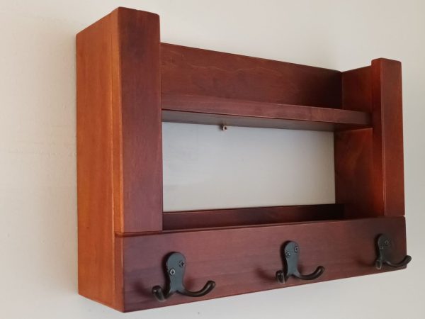 REPISARIO Y PORTA LLAVES DE MADERA MODELO SUYAI - Imagen 9